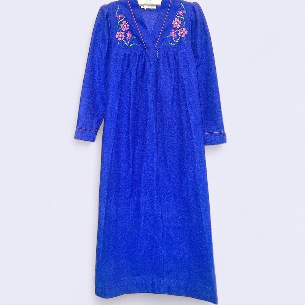 Royal Blue vintage maxi sleep dress